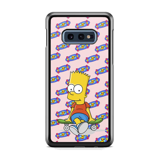 Bart Skateboard Pass Samsung Galaxy S10E Case-Oxvistore