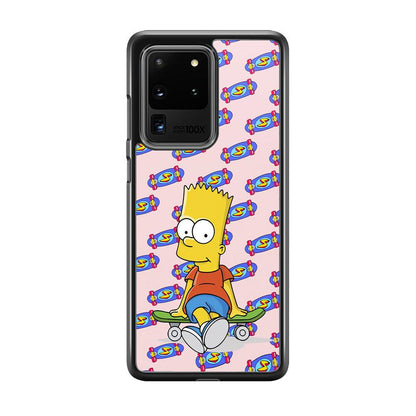 Bart Skateboard Pass Samsung Galaxy S20 Ultra Case-Oxvistore