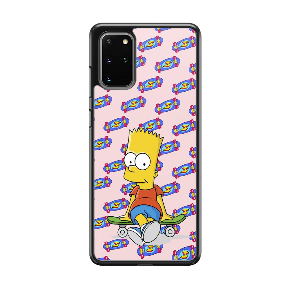 Bart Skateboard Pass Samsung Galaxy S20 Plus Case-Oxvistore