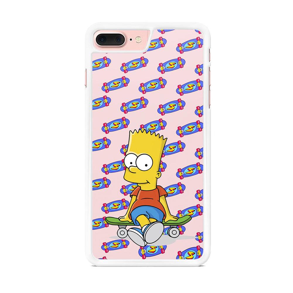 Bart Skateboard Pass iPhone 8 Plus Case-Oxvistore