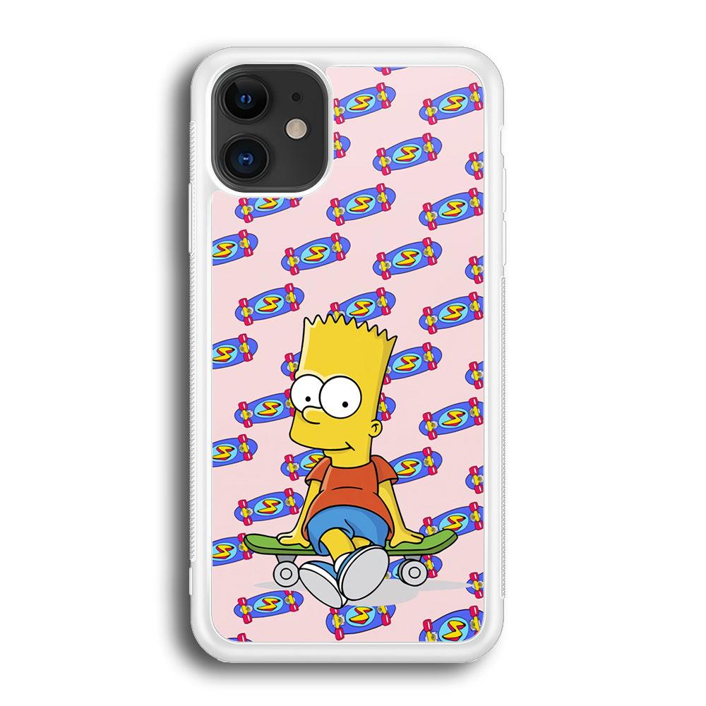 Bart Skateboard Pass iPhone 12 Case-Oxvistore