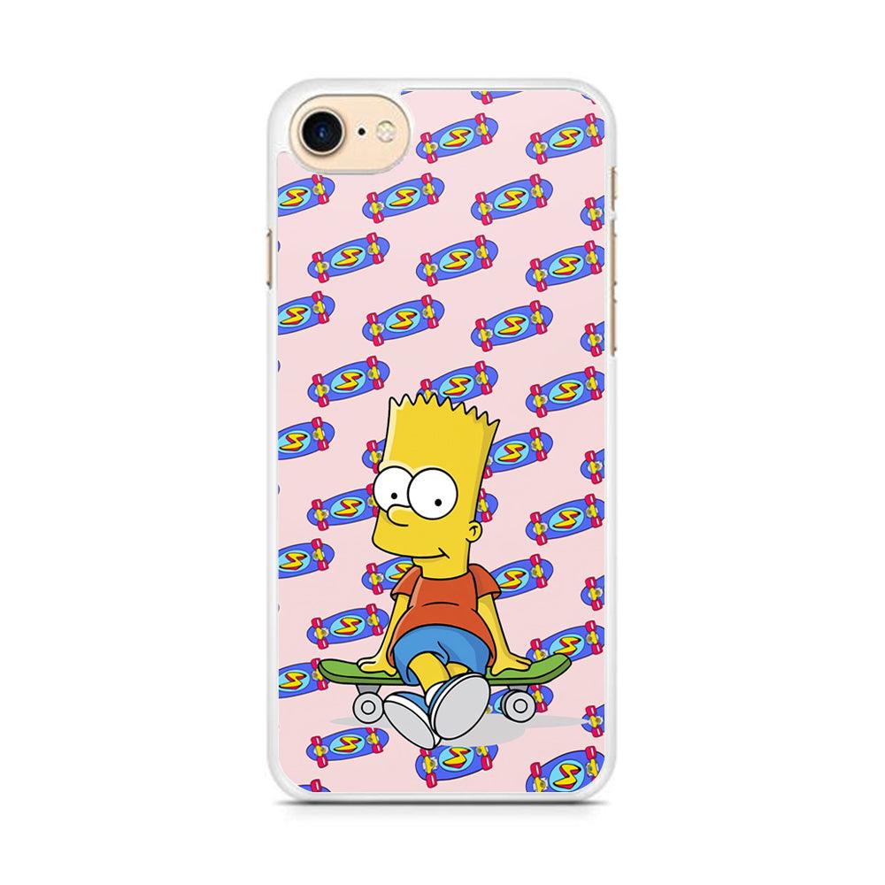 Bart Skateboard Pass iPhone 8 Case-Oxvistore