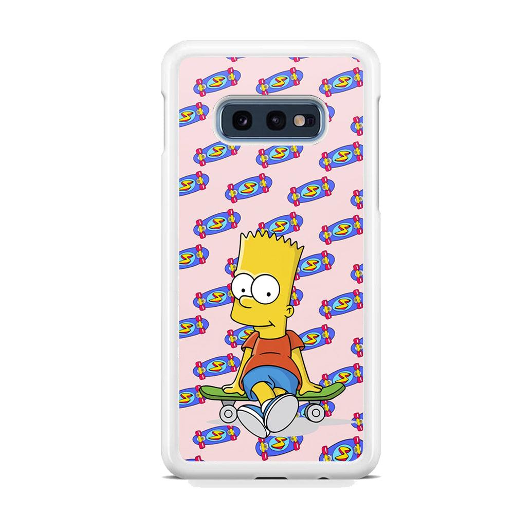 Bart Skateboard Pass Samsung Galaxy S10E Case-Oxvistore