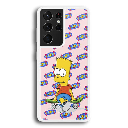 Bart Skateboard Pass Samsung Galaxy S21 Ultra Case-Oxvistore