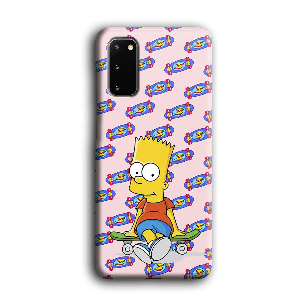 Bart Skateboard Pass Samsung Galaxy S20 Case-Oxvistore