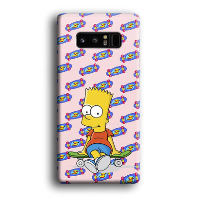 Bart Skateboard Pass Samsung Galaxy Note 8 Case-Oxvistore