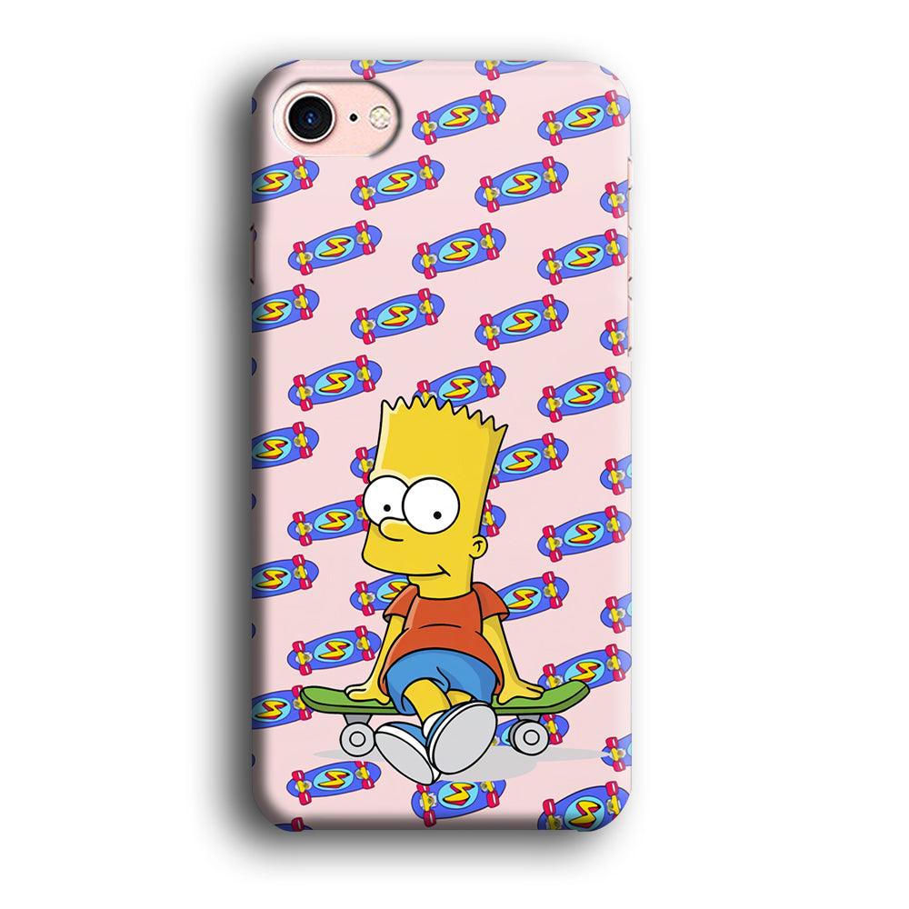 Bart Skateboard Pass iPhone 8 Case-Oxvistore