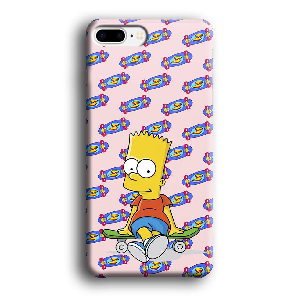 Bart Skateboard Pass iPhone 8 Plus Case-Oxvistore