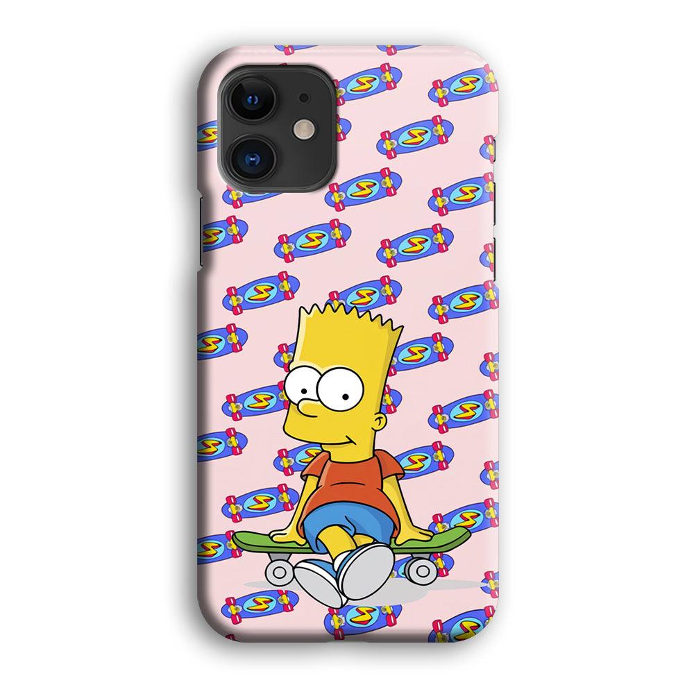 Bart Skateboard Pass iPhone 12 Case-Oxvistore