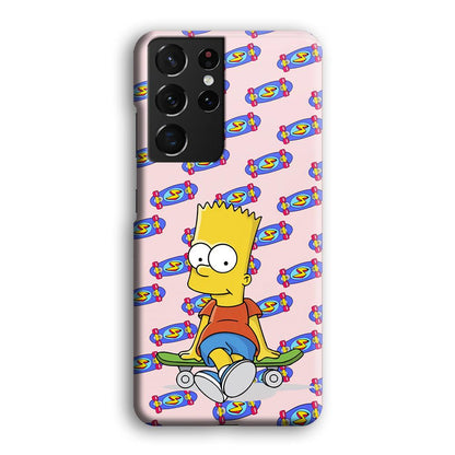 Bart Skateboard Pass Samsung Galaxy S21 Ultra Case-Oxvistore