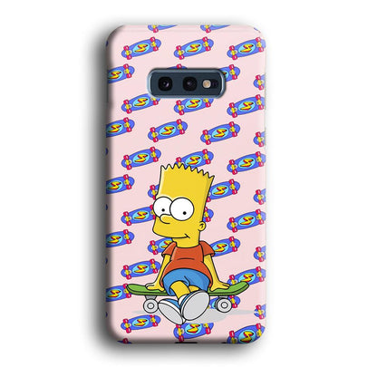 Bart Skateboard Pass Samsung Galaxy S10E Case-Oxvistore