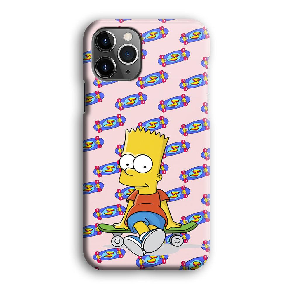 Bart Skateboard Pass iPhone 12 Pro Case-Oxvistore