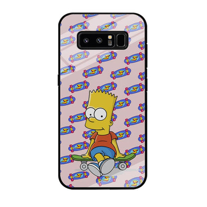 Bart Skateboard Pass Samsung Galaxy Note 8 Case-Oxvistore