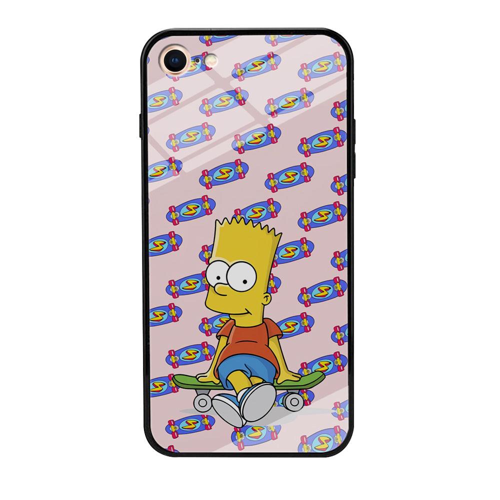 Bart Skateboard Pass iPhone 8 Case-Oxvistore