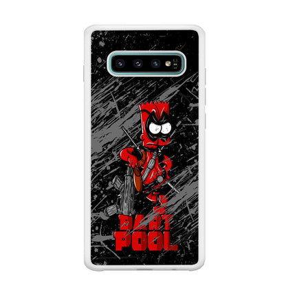 Bart on Deadpool Costum and Habbit Samsung Galaxy S10 Plus Case-Oxvistore