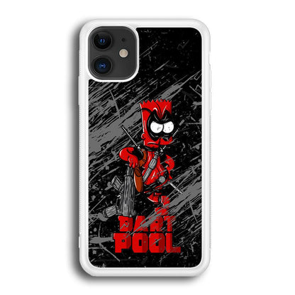 Bart on Deadpool Costum and Habbit iPhone 12 Case-Oxvistore