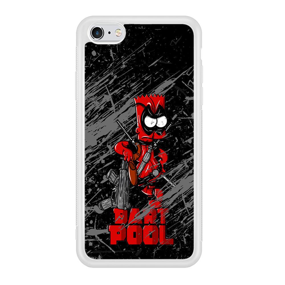 Bart on Deadpool Costum and Habbit iPhone 6 Plus | 6s Plus Case-Oxvistore