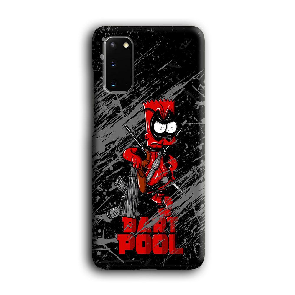 Bart on Deadpool Costum and Habbit Samsung Galaxy S20 Case-Oxvistore