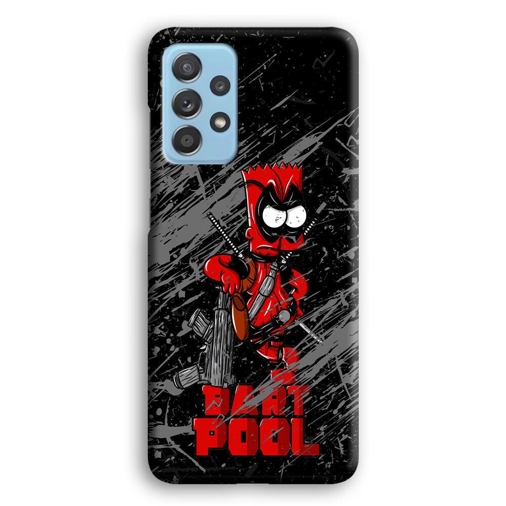 Bart on Deadpool Costum and Habbit Samsung Galaxy A52 Case-Oxvistore