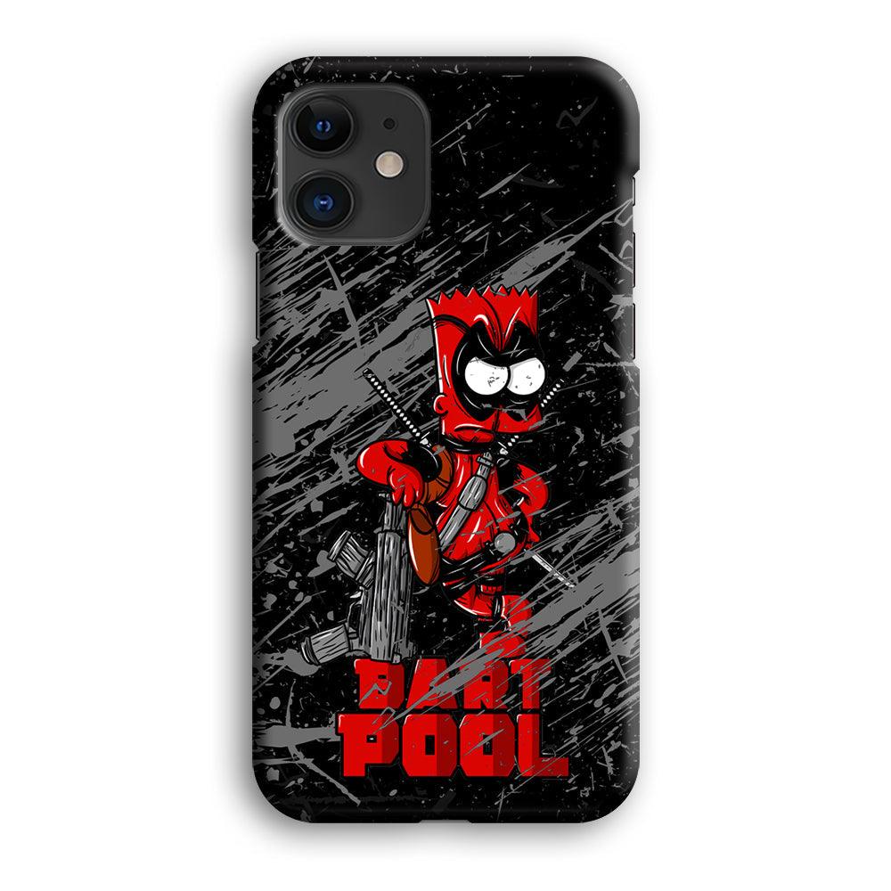 Bart on Deadpool Costum and Habbit iPhone 12 Case-Oxvistore