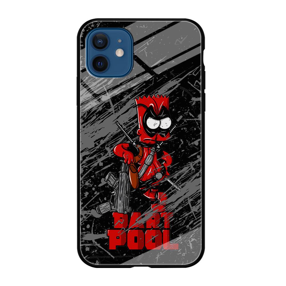 Bart on Deadpool Costum and Habbit iPhone 12 Case-Oxvistore