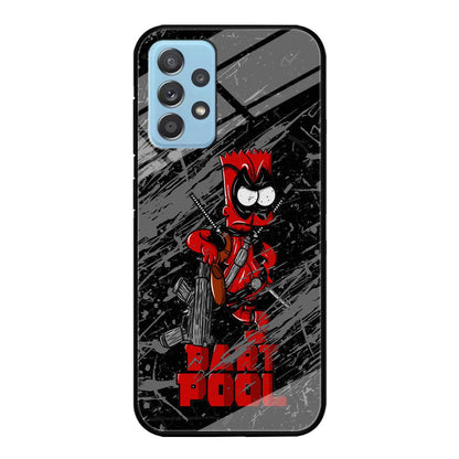 Bart on Deadpool Costum and Habbit Samsung Galaxy A72 Case-Oxvistore