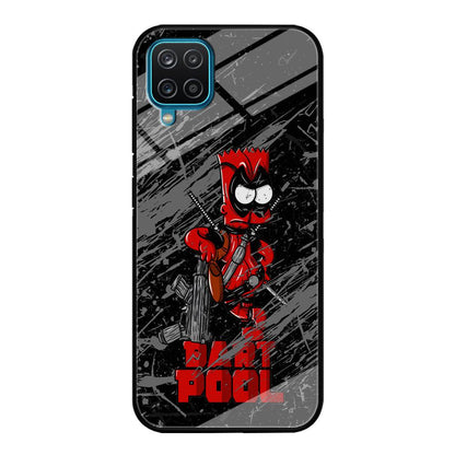 Bart on Deadpool Costum and Habbit Samsung Galaxy A12 Case-Oxvistore