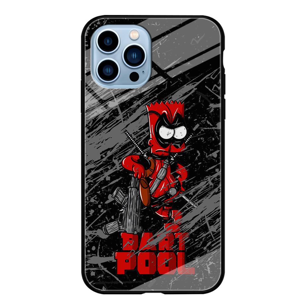 Bart on Deadpool Costum and Habbit iPhone 13 Pro Case-Oxvistore