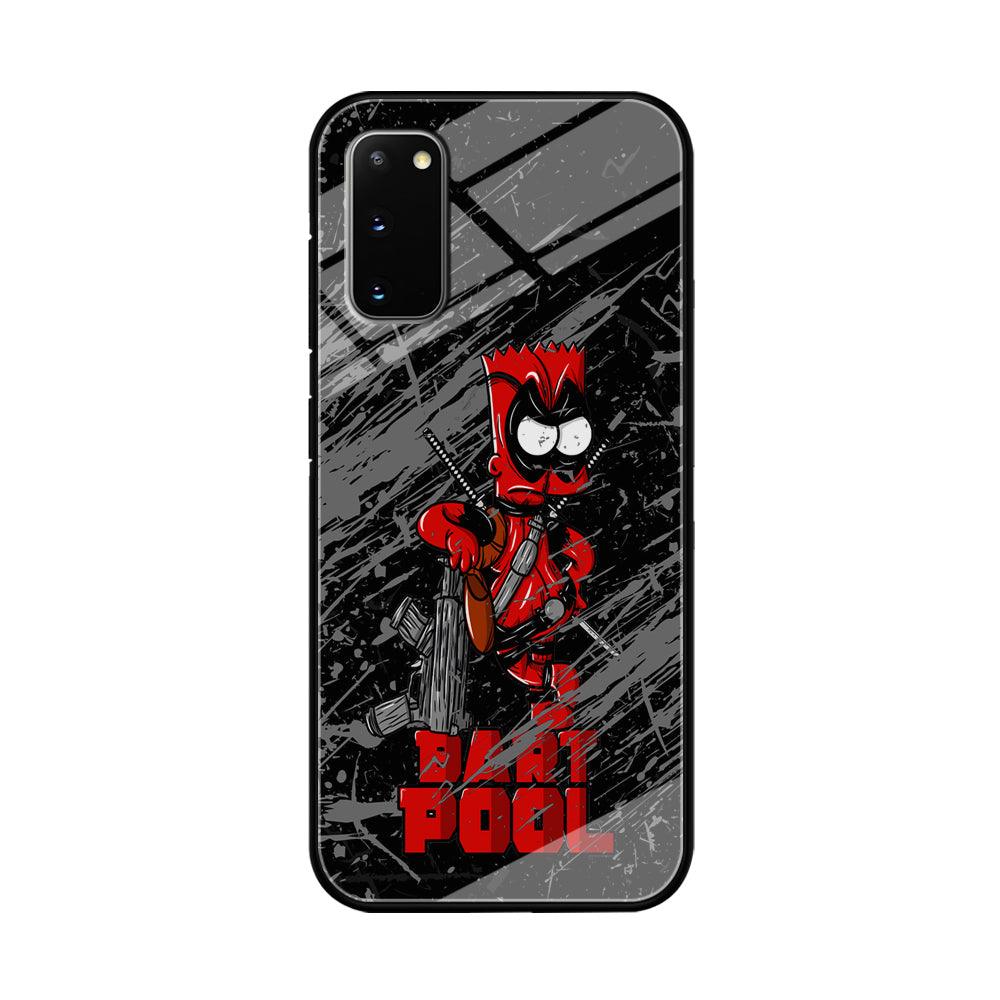 Bart on Deadpool Costum and Habbit Samsung Galaxy S20 Case-Oxvistore