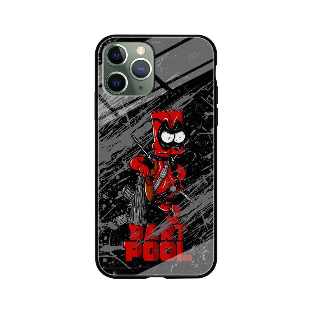 Bart on Deadpool Costum and Habbit iPhone 11 Pro Case-Oxvistore