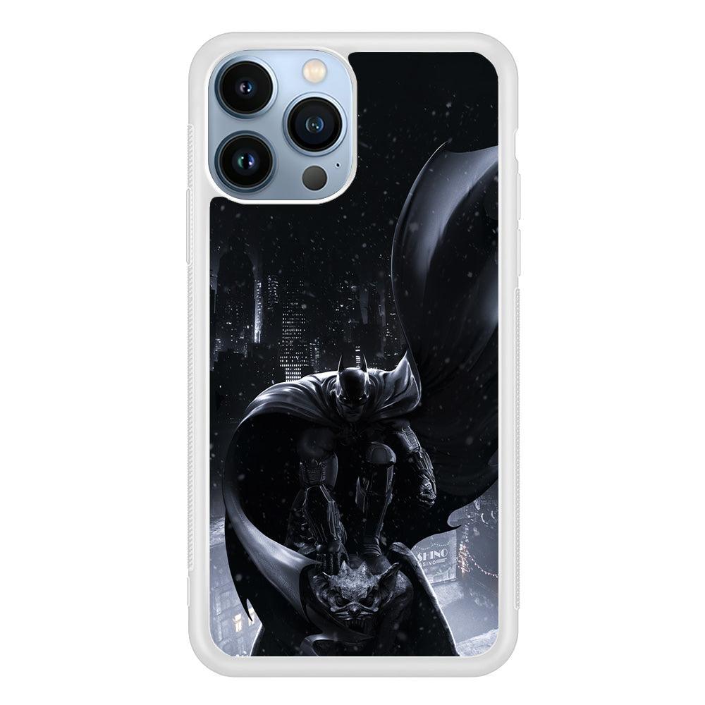 Batman Snowy Night iPhone 15 Pro Max Case-Oxvistore