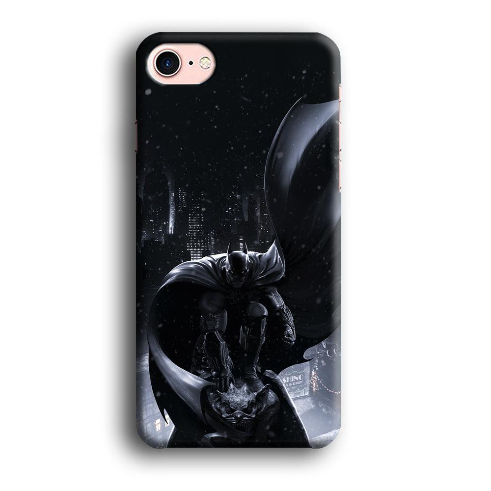 Batman Snowy Night iPhone 8 Case-Oxvistore