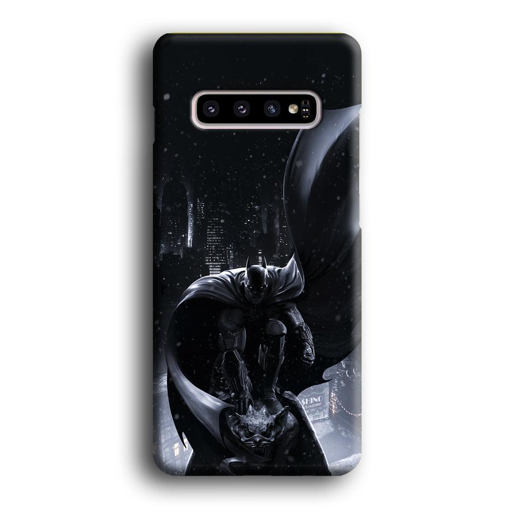 Batman Snowy Night Samsung Galaxy S10 Plus Case-Oxvistore