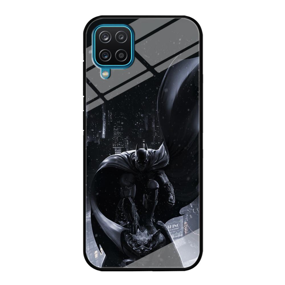 Batman Snowy Night Samsung Galaxy A12 Case-Oxvistore