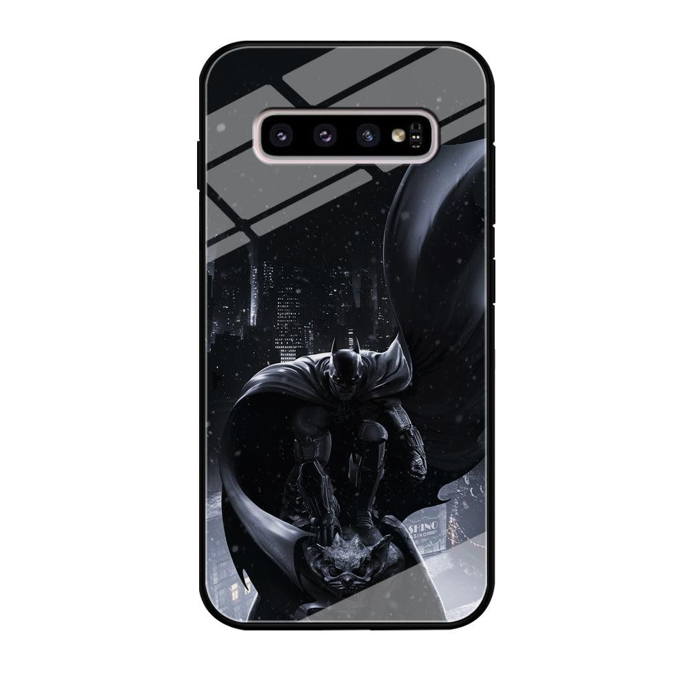 Batman Snowy Night Samsung Galaxy S10 Plus Case-Oxvistore