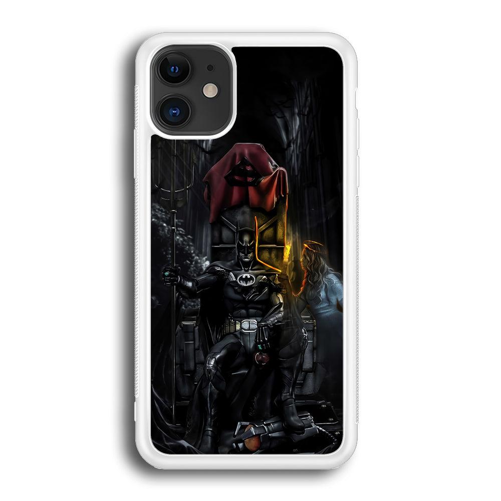 Batman Throne of Dark World iPhone 12 Case-Oxvistore