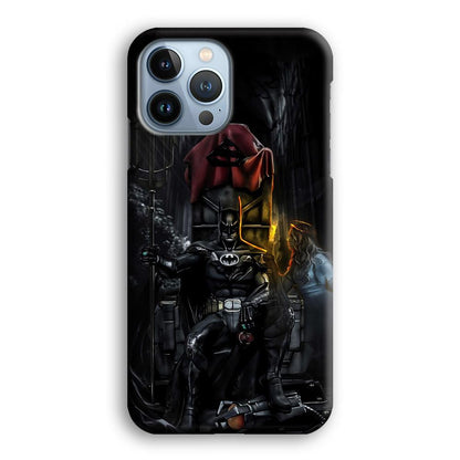 Batman Throne of Dark World iPhone 15 Pro Case-Oxvistore