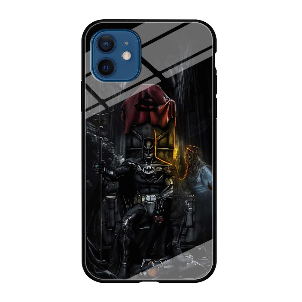 Batman Throne of Dark World iPhone 12 Case-Oxvistore