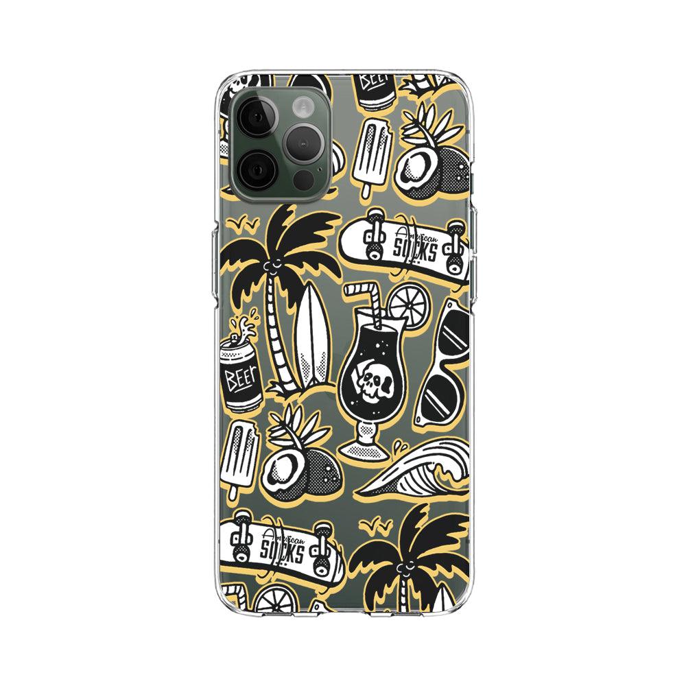 Beach Atmosphere Theme Clear Soft Case-Oxvistore