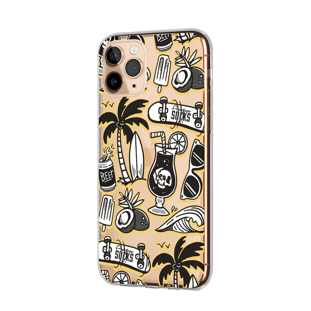 Beach Atmosphere Theme Clear Soft Case-Oxvistore