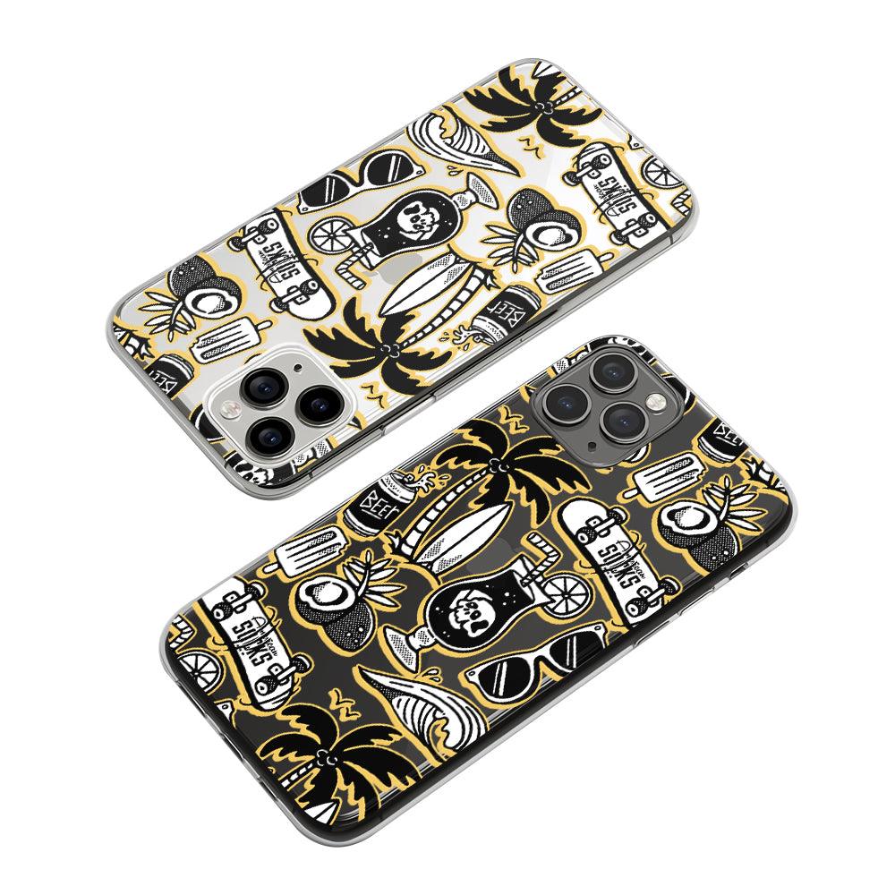 Beach Atmosphere Theme Clear Soft Case-Oxvistore