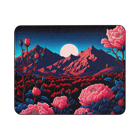 Beautiful Flower Moon Art Mouse Pads-18x21 CM-Oxvistore