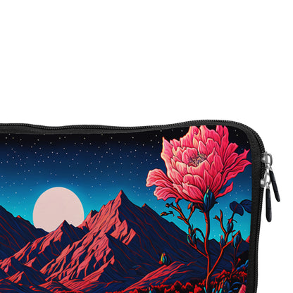 Beautiful Flower Moon Art Laptop Sleeve Protective Cover