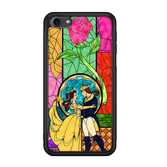 Beauty Princess and Prince iPod Touch 6 Case-Rubber Black (2D Case)-Oxvistore