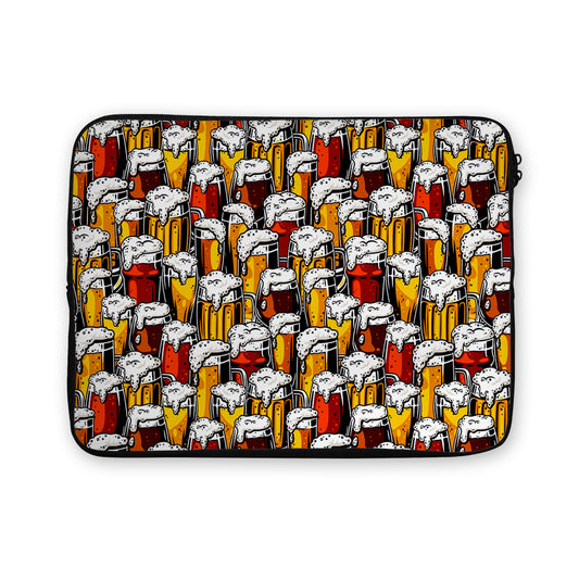 Beer Mug with Foam Laptop Sleeve Protective Cover