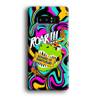 Beware from Dinosaur Roar Samsung Galaxy Note 8 Case-Oxvistore