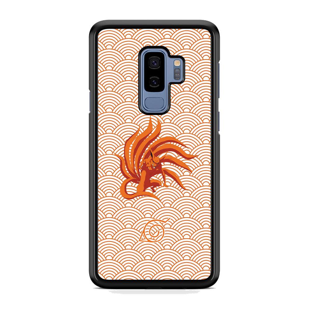 Bijuu no Kurama Konohagakure Samsung Galaxy S9 Plus Case-Rubber Black (2D Case)-Oxvistore