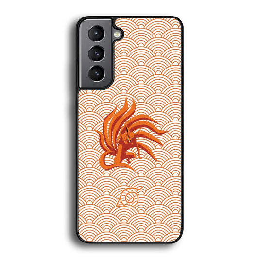 Bijuu no Kurama Konohagakure Samsung Galaxy S23 Case-Rubber Black (2D Case)-Oxvistore
