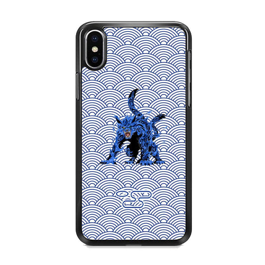 Bijuu no Matatabi Kumogakure iPhone XS Case-Rubber Black (2D Case)-Oxvistore