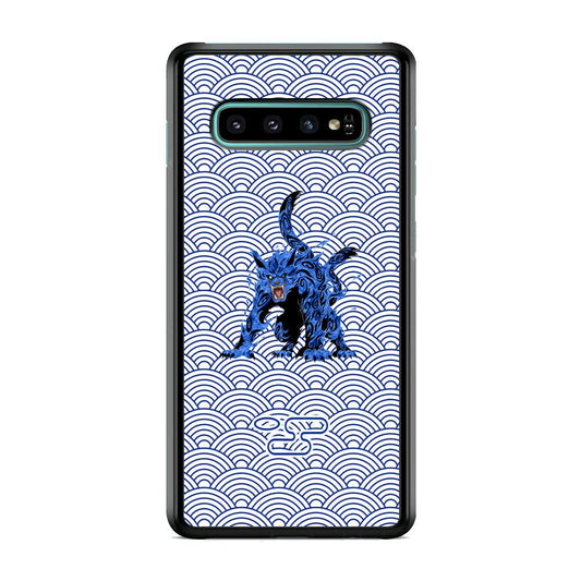 Bijuu no Matatabi Kumogakure Samsung Galaxy S10 Plus Case-Rubber Black (2D Case)-Oxvistore